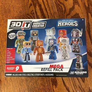 3DIT Character Creator Original Heroes Mega Refill